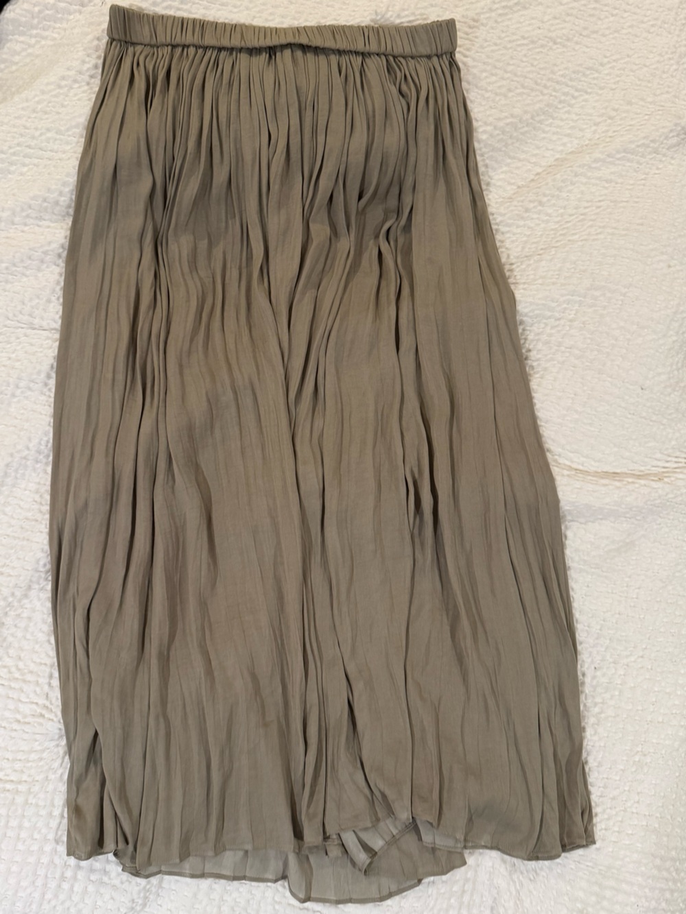 Philosophy Pleated Taupe Maxi Skirt - Women's Flowy Skirt